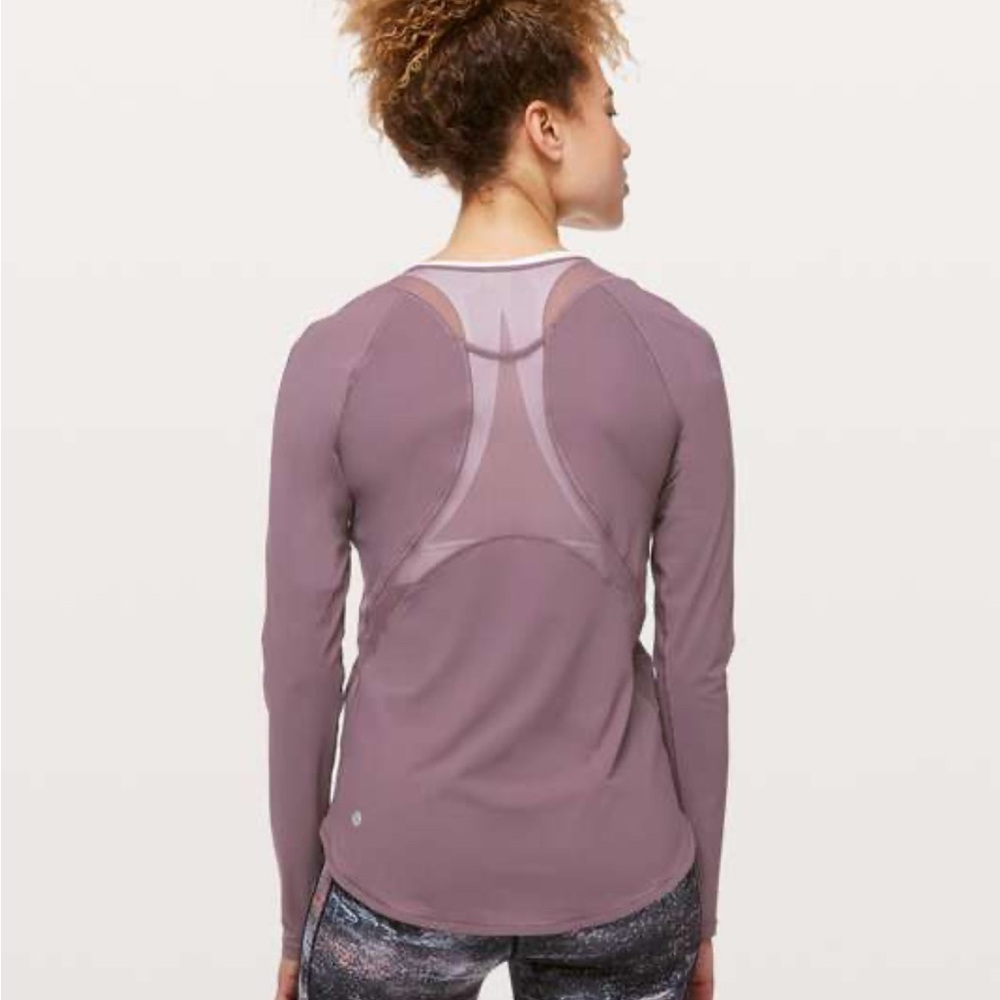 Lululemon Mauve Long Sleeve Top